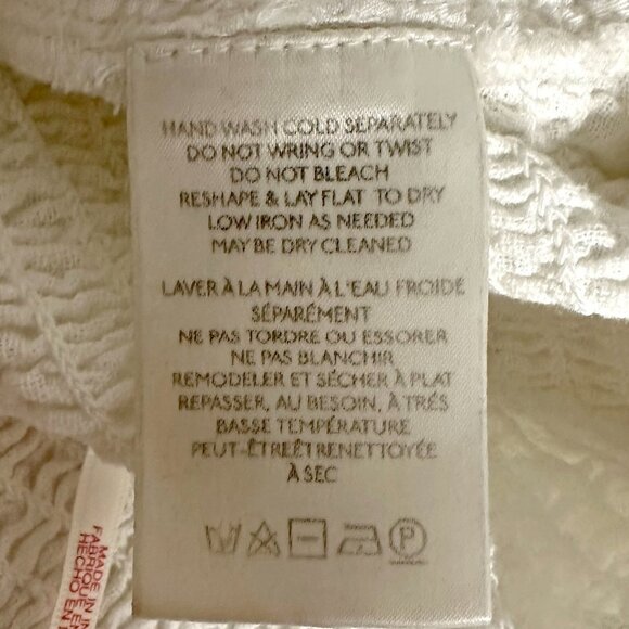 Free People Chloe Smocked Tie Neck Cotton Top - Picture 9 of 11